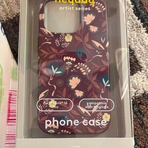 Heyday Artist Series Floral Phone Case for iPhone 16 Pro